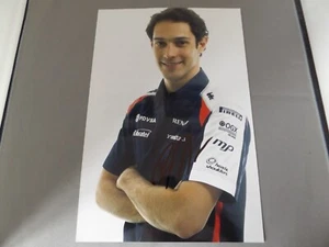 12" x 8" HAND SIGNED PHOTO - BRUNO SENNA - F1 (2) - Picture 1 of 1