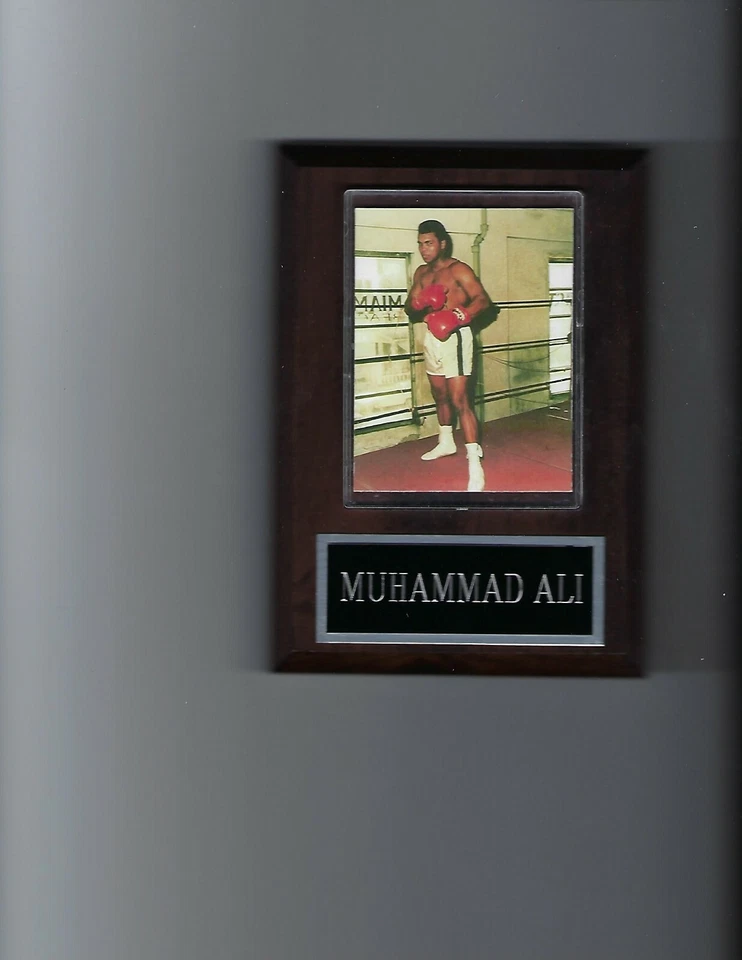 MUHAMMAD ALI PLACA CAMPEÃO DE BOXE - Imagem 1 de 1