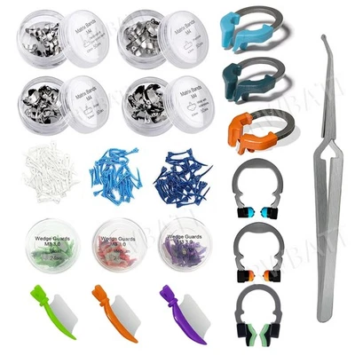 Dental Matrix Bands Ring Sectional Matrice Clamp Wedges Pliers Fit Palodent V3 - Image 1 of 4