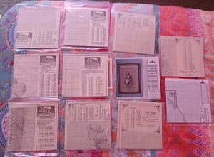 Lot of 11 Butternut Road & D.M.C. Cross Stitch Patterns - Picture 1 of 14