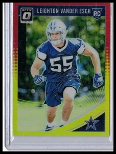 Donruss Optic #115 2018 Leighton Vander Esch rojo y amarillo - Imagen 1 de 2