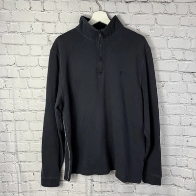 Sudadera Pullover Burberry Brit Para Hombres Azul Marino Logo Media Cremallera Manga Larga 2XL Foto 1 de 4