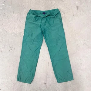 Vintage Gap Windbreaker Nylon Pants XL Green Faded Minimal Hiking Athleisure - Picture 1 of 8