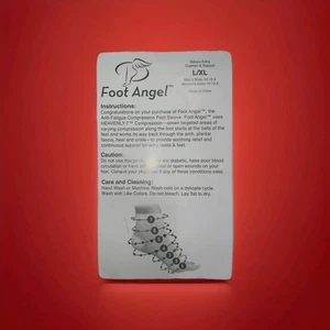 Foot Angel Deluxe Extra Cushion & Support Compression Sleeve. L/XL. Men's... - Picture 1 of 5