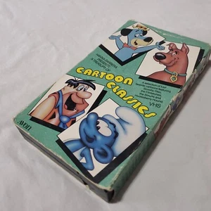 Cartoon Classics - Smurfs / Scooby Doo / Flintstones - (VHS, 1987) - Picture 1 of 5