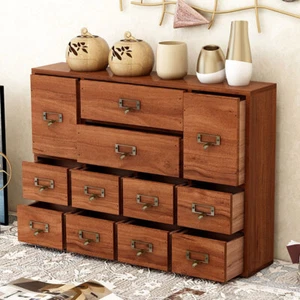 12 Drawer Small Stationery Storage Racks for Bedroom Organization Storage - Picture 1 of 12