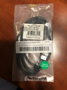 Cavo schermato esterno SATA 6 piedi 6 Gbps - Foto 1 di 2