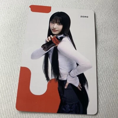 Haerin NEWJEANS Girl Zero Beach Edition Celeb Photo Card K-Pop Coke Pose - Image 1 of 4