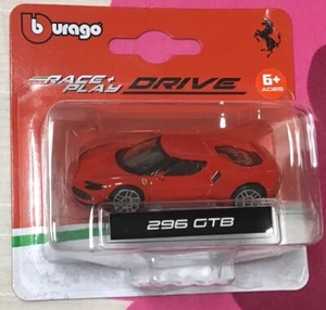 1/64 Burago RACE + PLAY DRIVE 296 GTB + - Picture 1 of 1