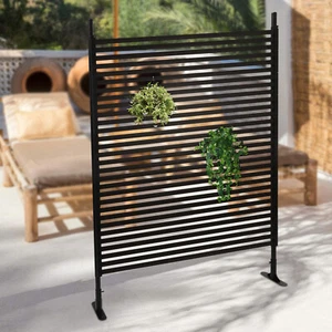 Metal Privacy Screen Panel Outdoor for Patio, Garden, Fence, Balcony Decor - Picture 1 of 13