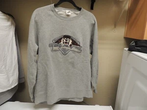 Vintage Looney Tunes Sweatshirt Men's XL Gray Tasmanian Devil Taz Warner Bros - Picture 1 of 4