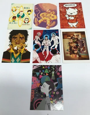 CRYPTOZOIC THE BIG BANG THEORY SEASON 6&7 CARD ARTIST SERIES 7-CHASE CARD SET - Image 1 of 2