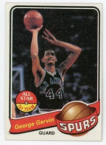 1979-80 Topps George Gervin #1 Spurs Ex-Mt - Imagen 1 de 1