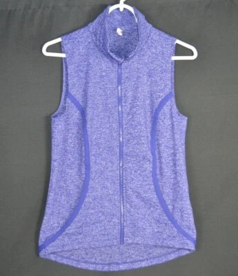 Women's Under Armour Purple Full Zip Active Vest Shirt Size XS Fitted - Image 1 of 3