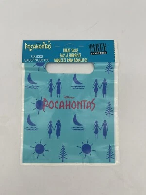 POCAHONTAS VINTAGE FAVOR BAGS (8)  Birthday Party Disney Decorations Hallmark - Image 1 of 2