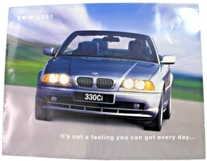 2001 BMW Its Not A Feeling you get Everyday Dealership Sales M3 Brochure/Poster - Picture 1 of 7