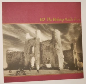 U2 - The Unforgettable Fire - NEAR MINT vinyl LP 1984 Island 90231-1 STERLING - Picture 1 of 4