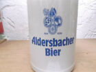 Alter Bierkrug, 1 Ltr. Masskrug, Brauerei Aldersbach, Tonkrug, K&#228;ferloher