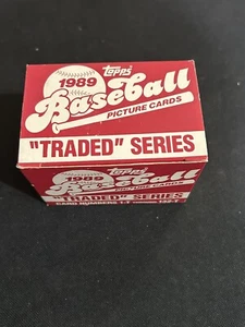 1989 TOPPS TRADED BASEBALL FACTORY SET 132 CARDS Ken Griffey Jr RC Rookie - Picture 1 of 4