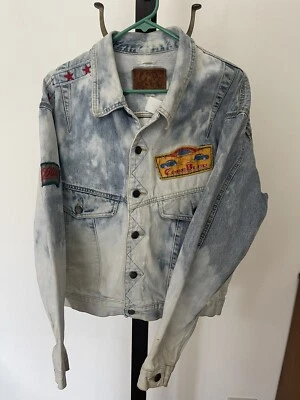 Vintage 80s 90s Code Bleu Patches Club Denim Jean Jacket - Image 1 of 4