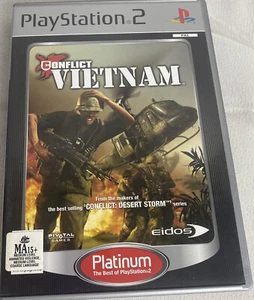 PS2 Platinum Game - Conflict: Vietnam PAL Sony PlayStation 2 includes manual - Picture 1 of 2