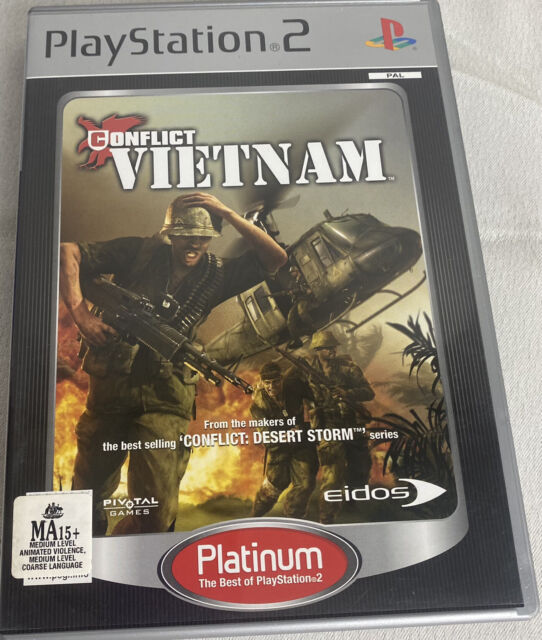 Preços baixos em Sony Playstation 2 Jogos de videogame de tiro Conflict:  Vietnam