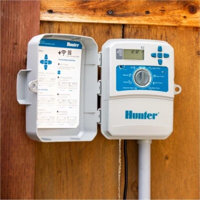 Hunter X2 4 6 8 14 Zonen Außen Wand Wi-Fi Bewässerungscomputer Steuergerät - Bild 1 von 4