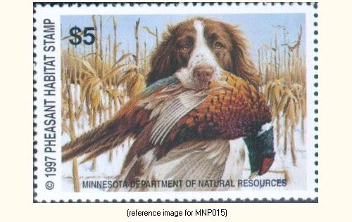 D2K Minnesota Pheasant Stamp 1997 $5.00 - Image 1 of 1