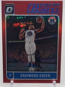 2016-17 Panini Donruss Optic Crashers Red Prizm 21/99 Draymond Green #13