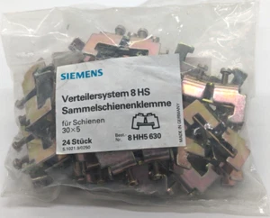 24x Siemens distribution system 8HS busbar terminal for rails 30x5 8HH5 630 - Picture 1 of 2