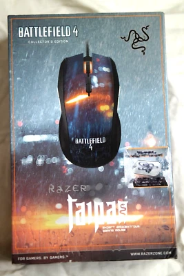 RAZER Taipan Battlefield 4 USB Wired Laser 8200 dpi Gaming Mouse, NEW - Image 1 of 4