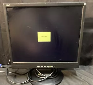 AOC LM742 17.4" VGA LCD Monitor w/ Stand & Cords Working - Picture 1 of 8