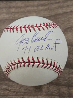 Бейсбольный мяч с автографом Джеффа Берроуза с надписью сертификат подлинности JSA M16382 - Изображение 1 из 2