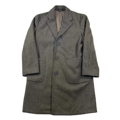 Calvin Klein Marcel Slim-Fit Overcoat Mens 38R 38 Taupe $450 - Image 1 of 4