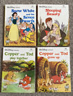 Vintage 1980s Disney Playmates 4 Small Paperback Books Disneyana Collectable