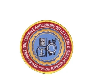 Patch Toppa Ricamata con Strip Polizia di Stato Scientifica - Imagen 1 de 1