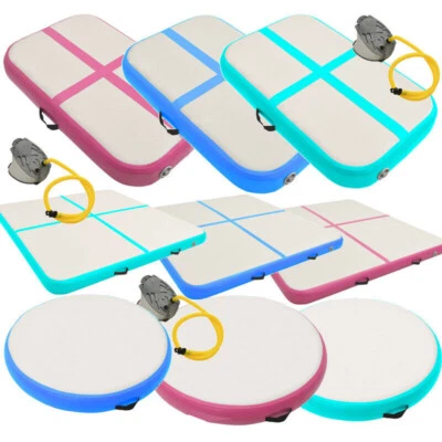 MARKENLOS Turnmatte AirTrack Gymnastikmatte Tumbling Matte Aufblasbar Mehrere Größen