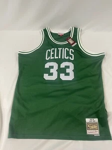 Mitchell & Ness Authentic Boston Celtics Larry Bird NBA Jersey Mens Size XLT - Picture 1 of 8