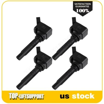 Paquete de bobinas de encendido de 4 piezas para Volkswagen 2016 2017 2018 2019 para Jetta 1,4 L l4 Foto 1 de 4