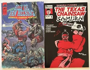 Billy Joe Van Helsing: Redneck Vampire Hunter #1 & The Texas Chainsaw Samurai #1 - Picture 1 of 17
