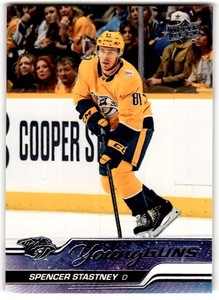 2023-24 Upper Deck Young Guns Spencer Stastney Rookie #238 Nashville Predators