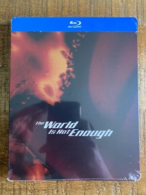 007 The World is Not Enough w. Steelbook (Blu-ray, 1999, Import, Region Free) Foto 1 de 4