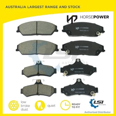 Front and Rear Ceramic Brake Pads for Toyota Camry ACV40 ASV50 Aurion GSV - image 1 of 4