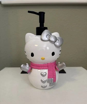 Hello Kitty Christmas Snowman Soap Dispenser READ DESC  - Image 1 of 4