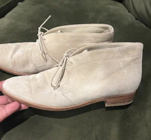 Jenni Kayne Women’s Size 39 Suede Chukka Boot Sneaker Lace Up Boho Italy Made - Picture 1 of 6
