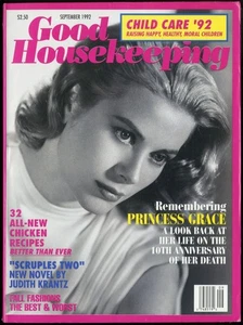 SEPTEMBER 1992 GOOD HOUSEKEEPING MAGAZINE, REMEMBERING PRINCESS GRACE - Picture 1 of 1