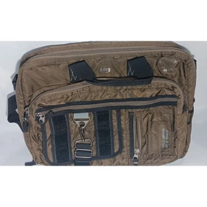Solo New York UBN350 Messenger Bag Backpack Laptop Tablet Brown Versatile - Picture 1 of 5