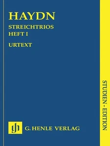 Study Score Haydn String Trios Vol 1 Violin Viola Cello Henle Urtext 7x10 Book - Picture 1 of 1