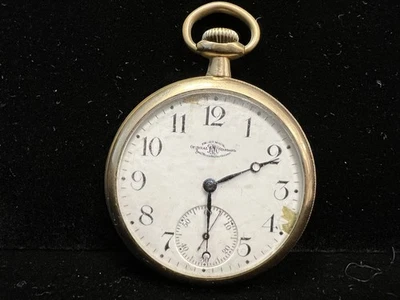 1901 Ball Official Standard 16s 19j Model 1899 Railroad Pocket Watch-Runs Great - Image 1 of 4