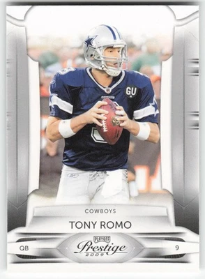 2009 Playoff Prestige #27 Tony Romo Dallas Cowboys FB1-663 - Image 1 of 2